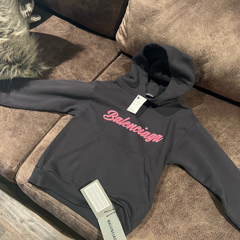 AUTHENTIC BALENCIAGA HOODIE, SIZE 6 Boys
